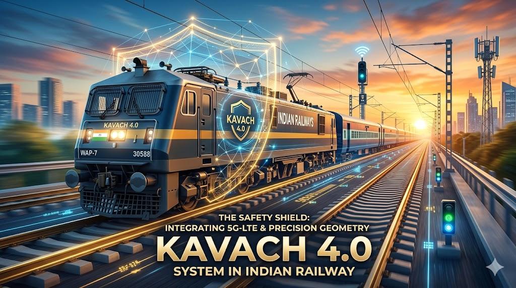 Kavach 4.0: The 10,000km Mission and the Future of Integrated Railway Safety - Cover Image