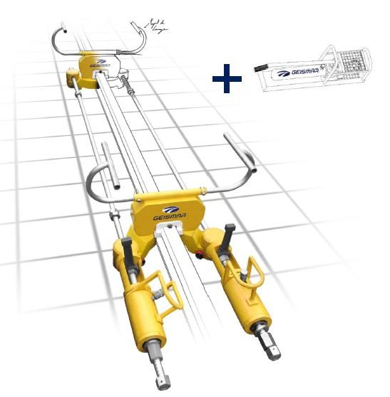 HYDRAULIC RAIL TENSOR FOR RAIL DESTRESSING