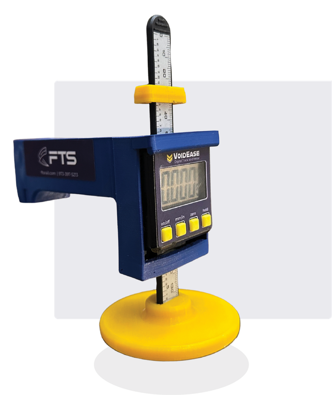 DYNAMIC TRACK VOID MEASURING DEVICE