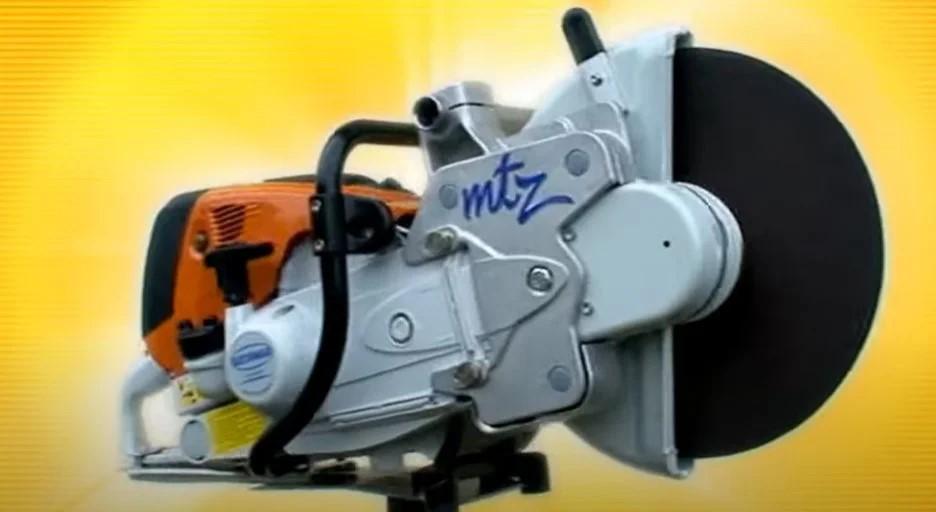 LIGHT WEIGHT ABRASIVE RAIL CUTTING MACHINE