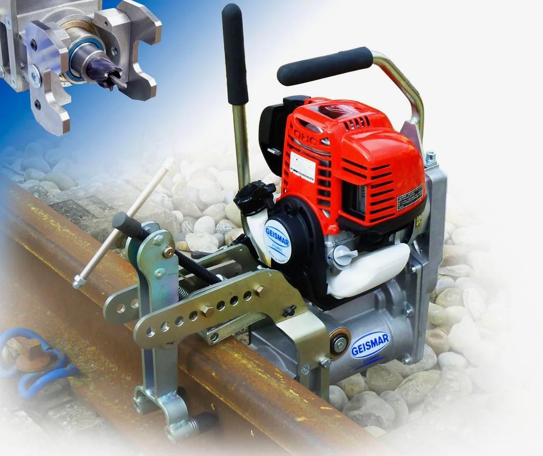 Light Weight Petrol Powered Rail Drilling Machine